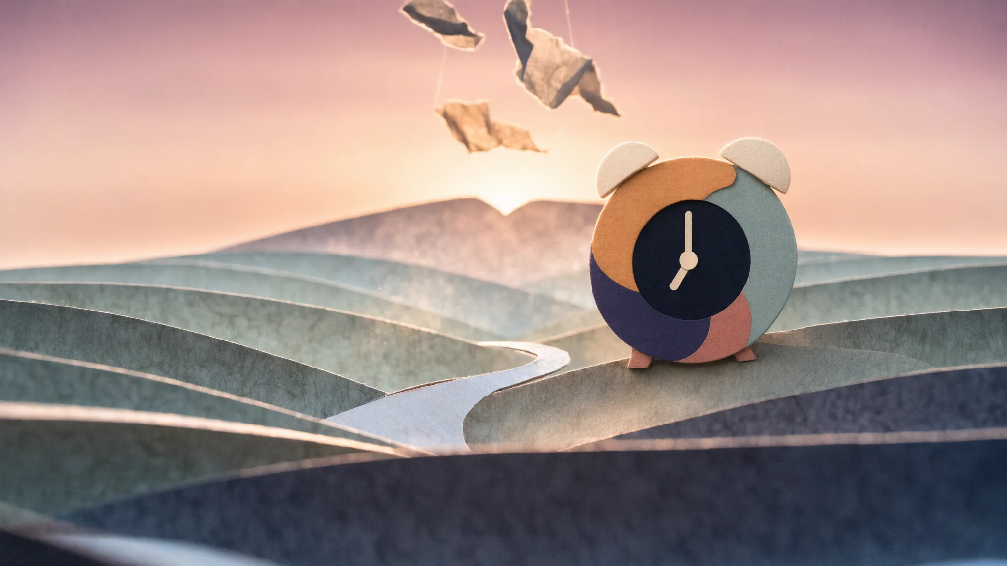 Daynori’s paper landscape at dawn